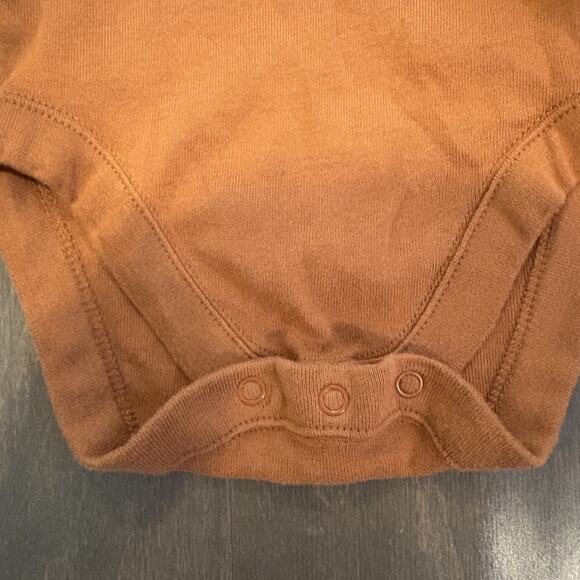 Bundles Baby Place My 1st Thanksgiving Bodysuit 3-6M Brown 100% Organic Cotton - Picture 3 of 10